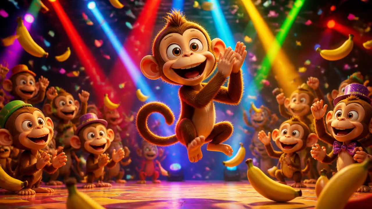 La danse du petit singe en folie !