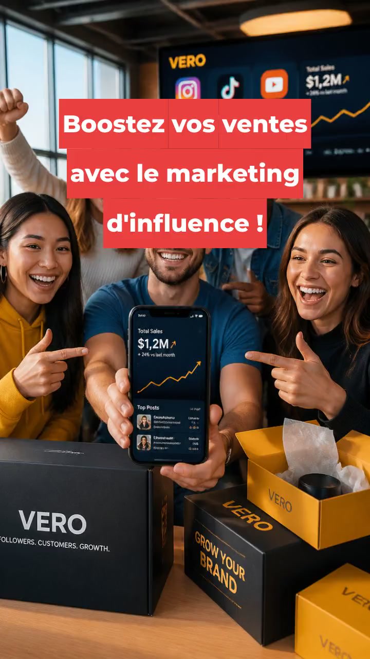 Boostez vos ventes avec le marketing d'influence !