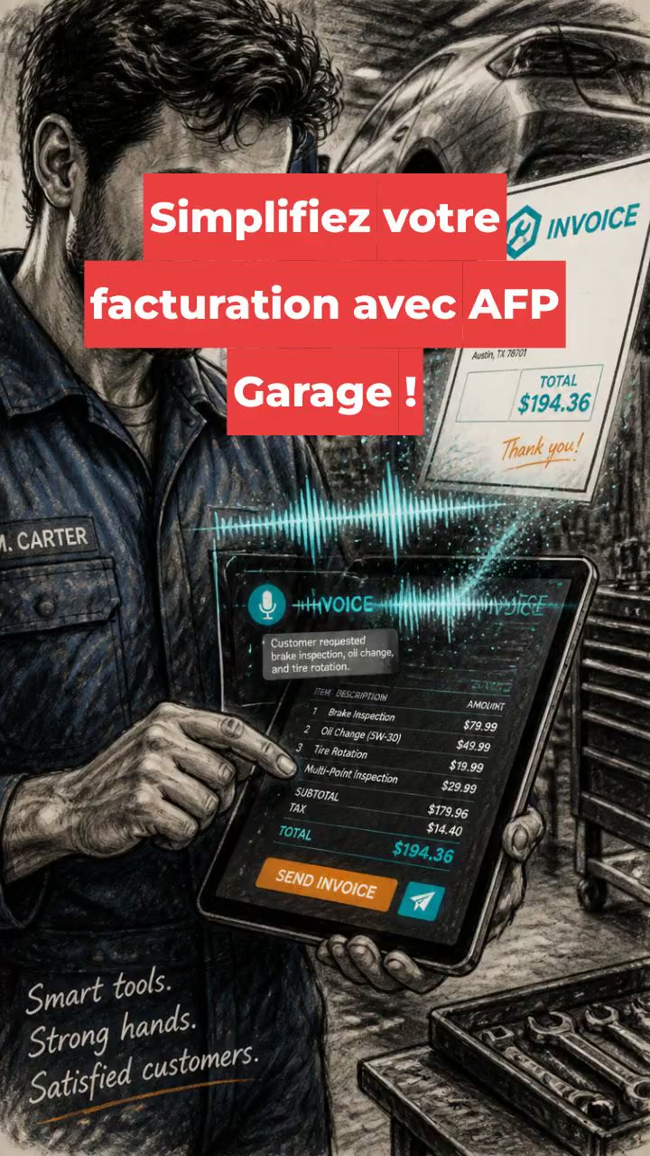 Simplifiez votre facturation avec AFP Garage !