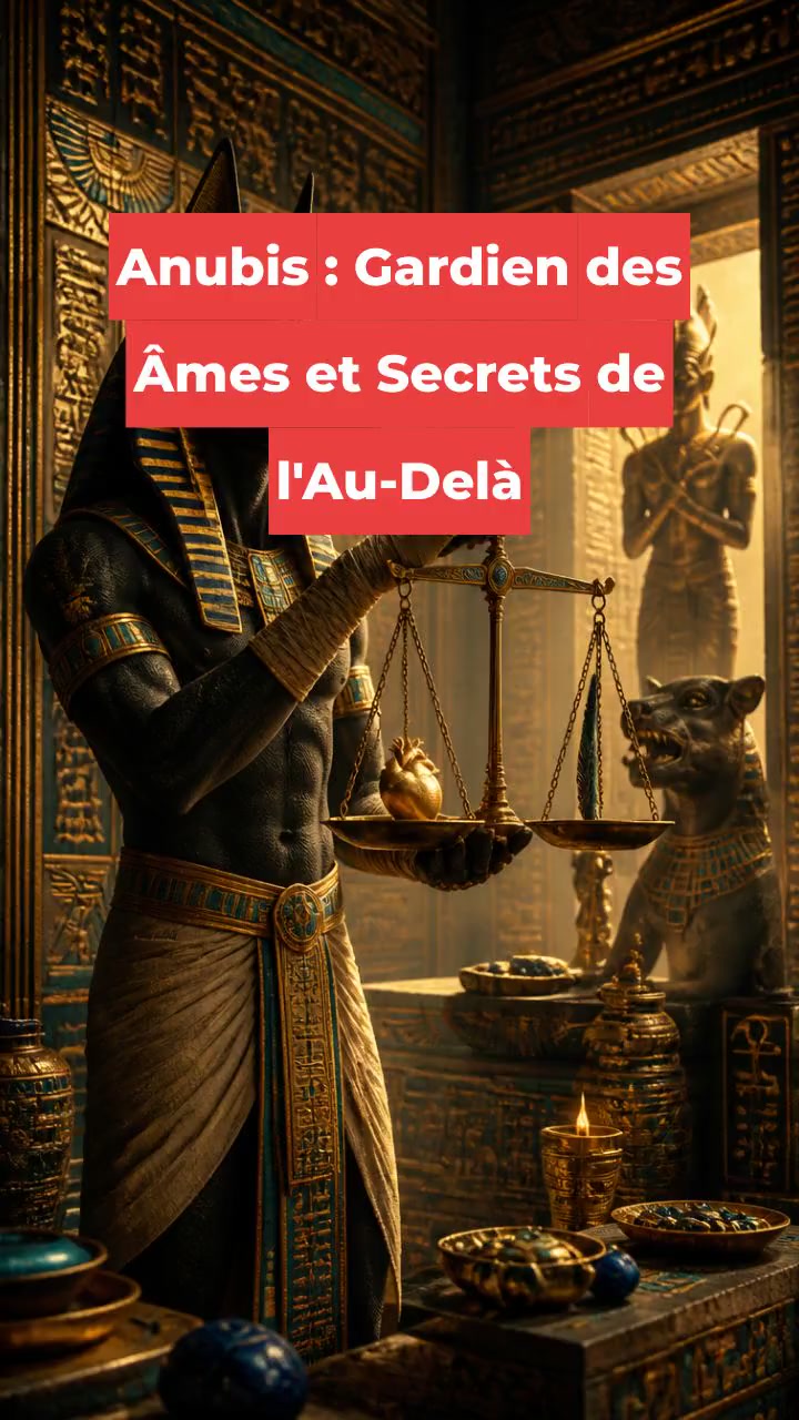 Anubis : Gardien des Âmes et Secrets de l'Au-Delà