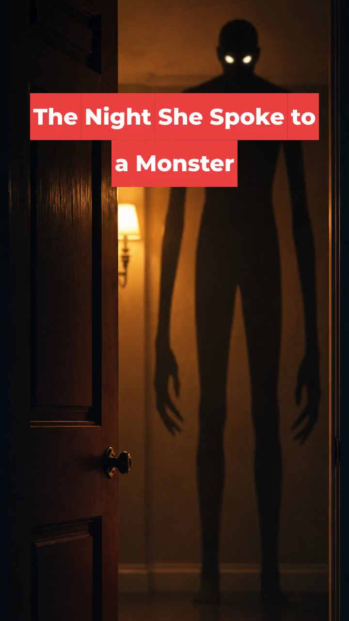 The Night She Spoke to a Monster
