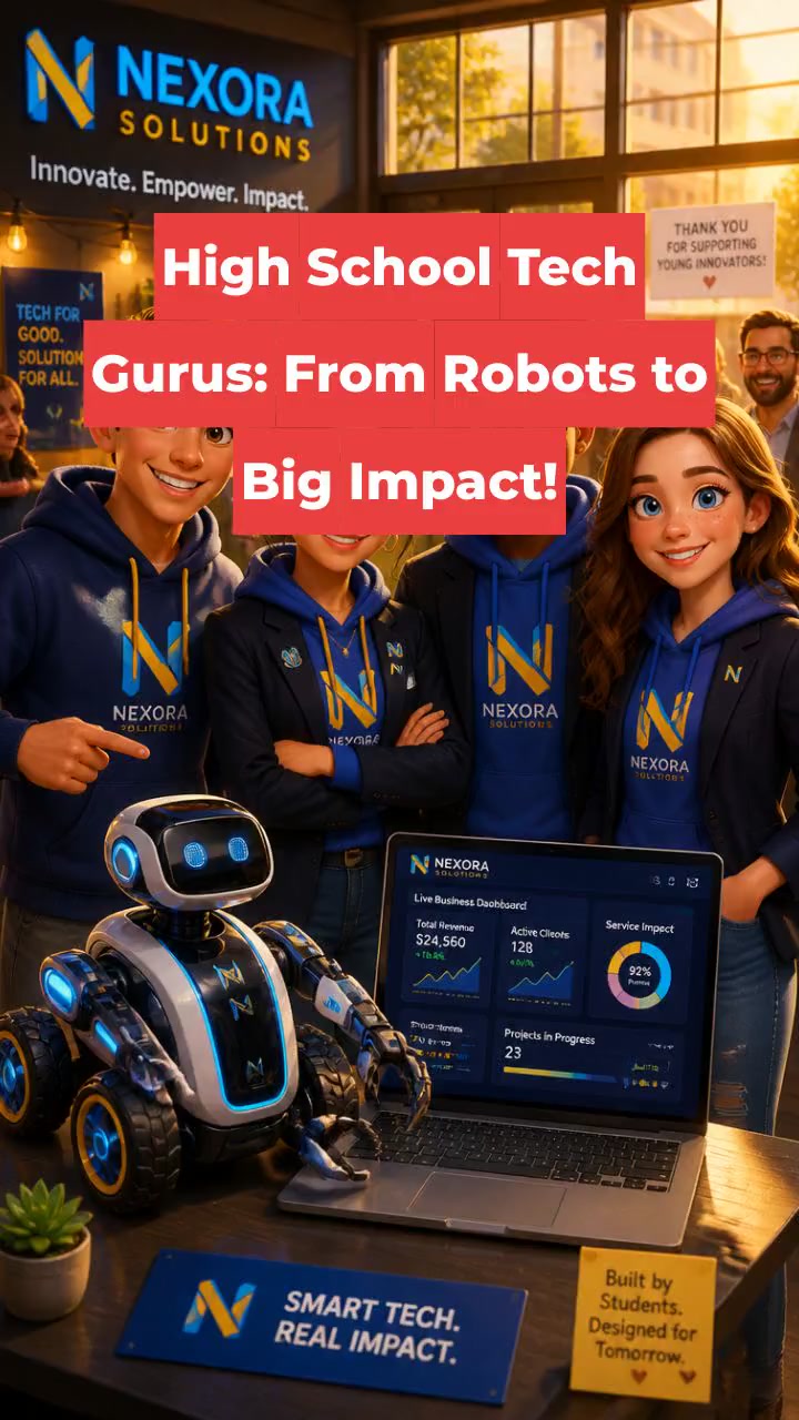 High School Tech Gurus: From Robots to Big Impact!