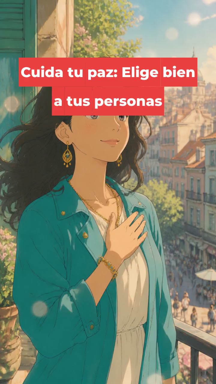 Cuida tu paz: Elige bien a tus personas