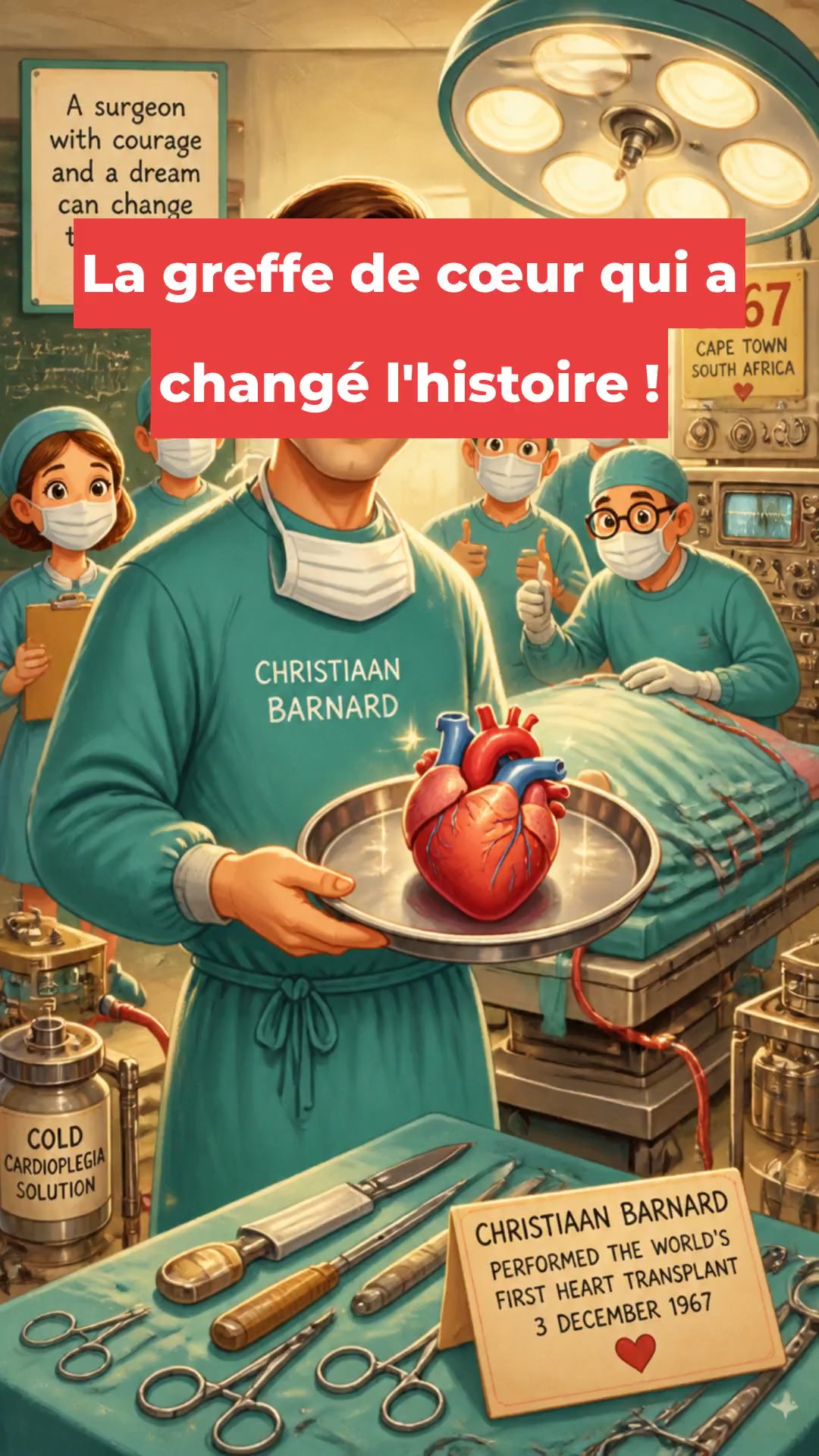 La greffe de cœur qui a changé l'histoire !