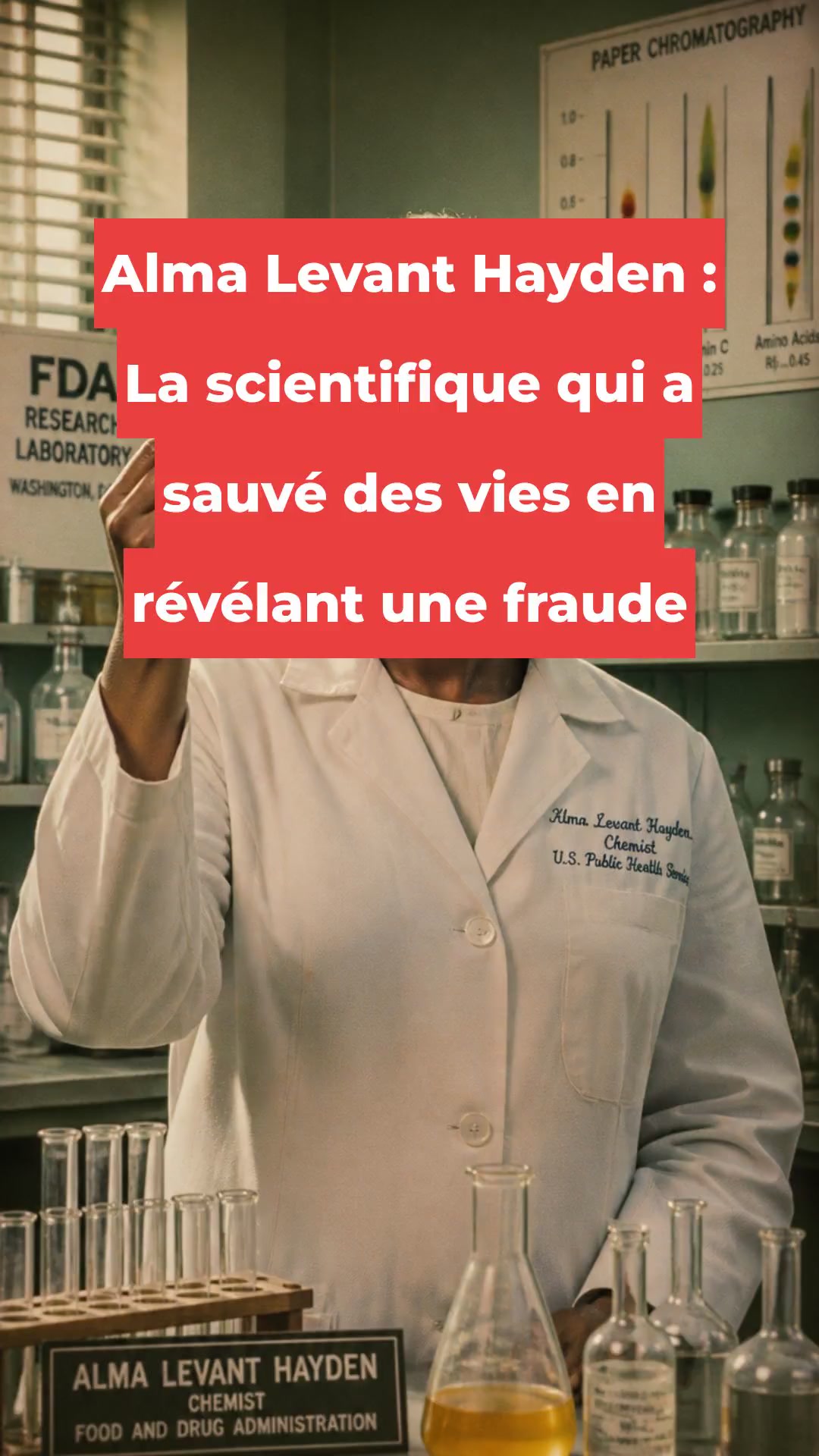 Alma Levant Hayden : La scientifique qui a sauvé des vies en révélant une fraude