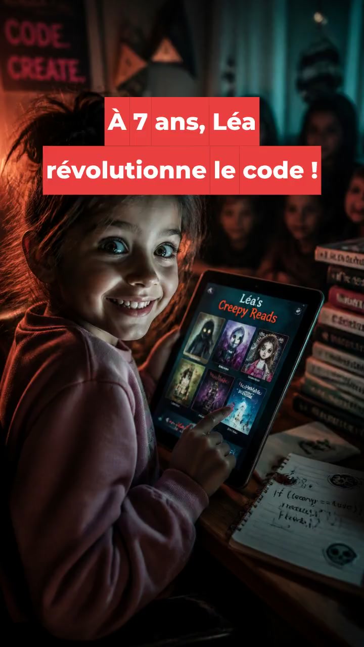 À 7 ans, Léa révolutionne le code !