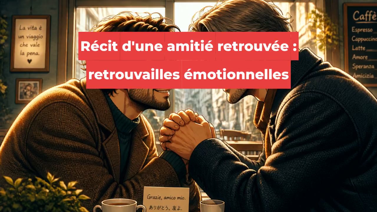 Récit d'une amitié retrouvée : retrouvailles émotionnelles