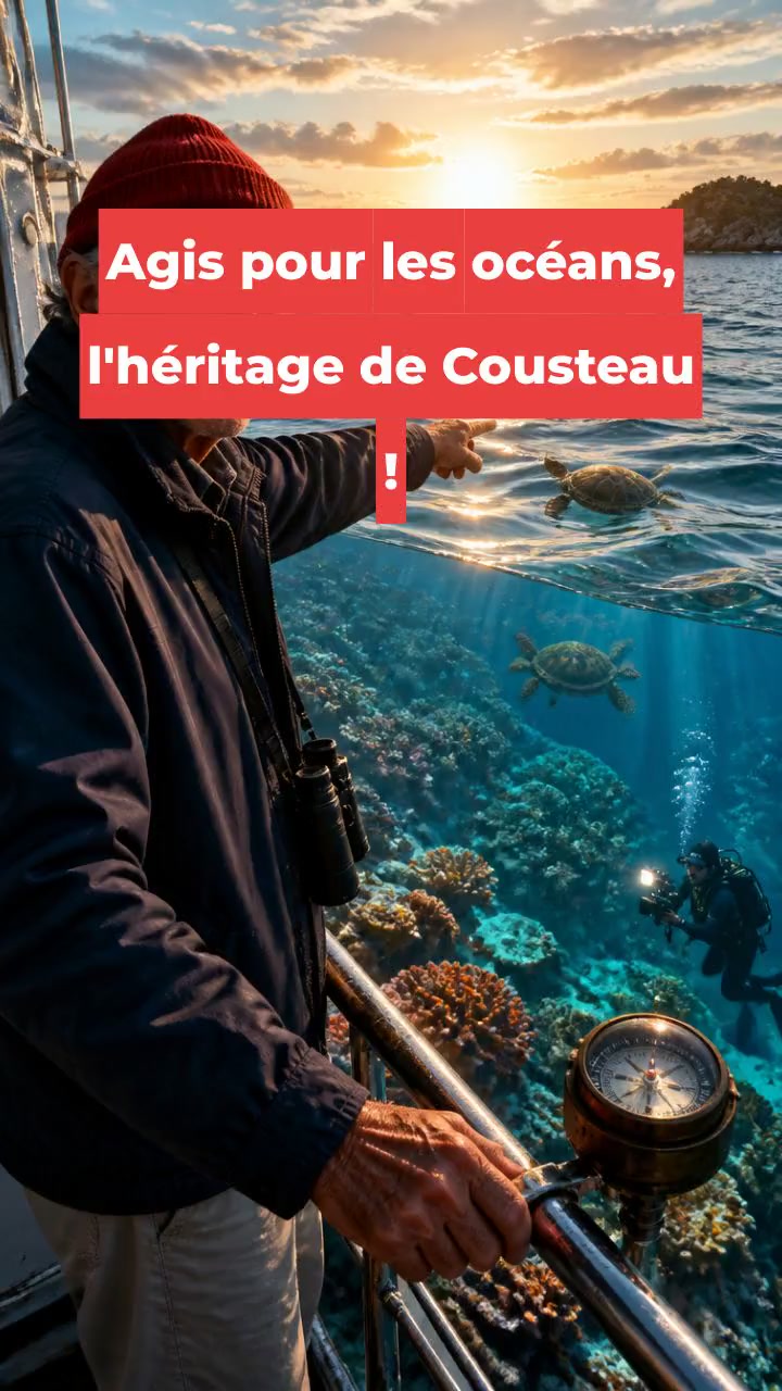 Agis pour les océans, l'héritage de Cousteau !