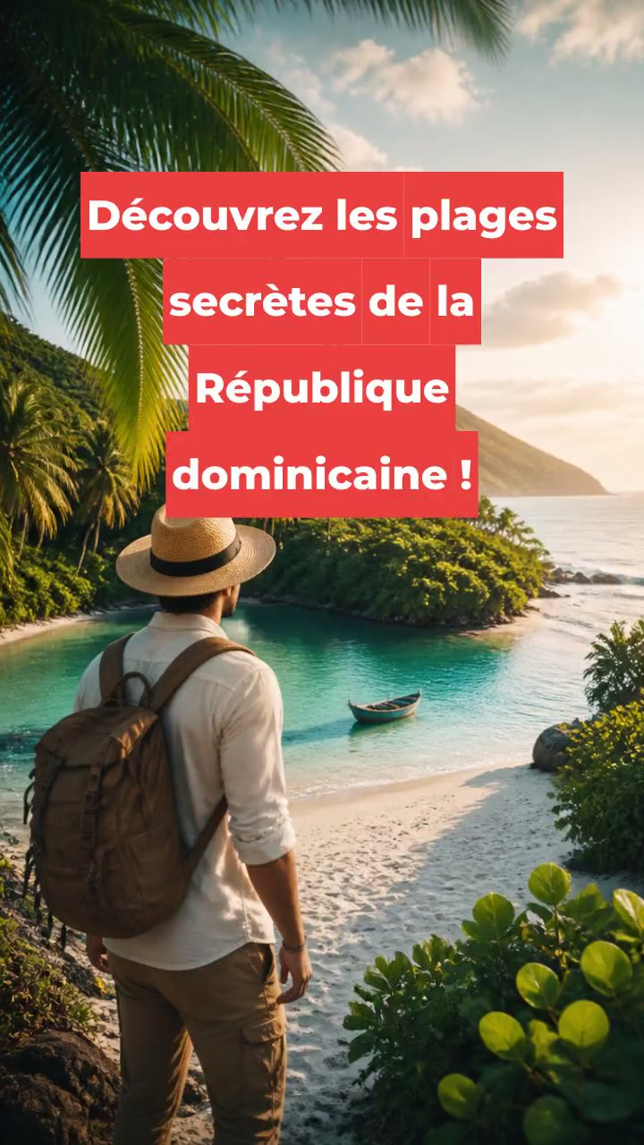 Découvrez les plages secrètes de la République dominicaine !