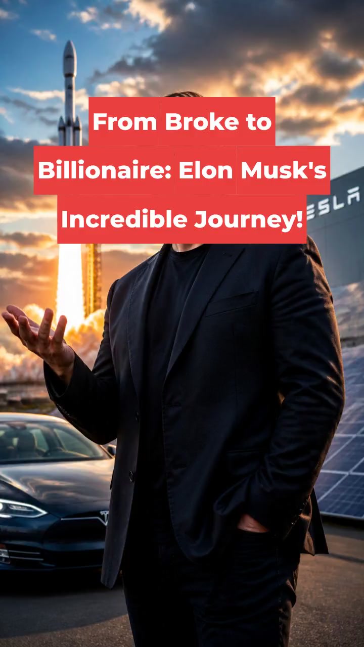 From Broke to Billionaire: Elon Musk's Incredible Journey!