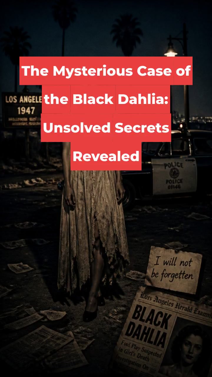 The Mysterious Case of the Black Dahlia: Unsolved Secrets Revealed