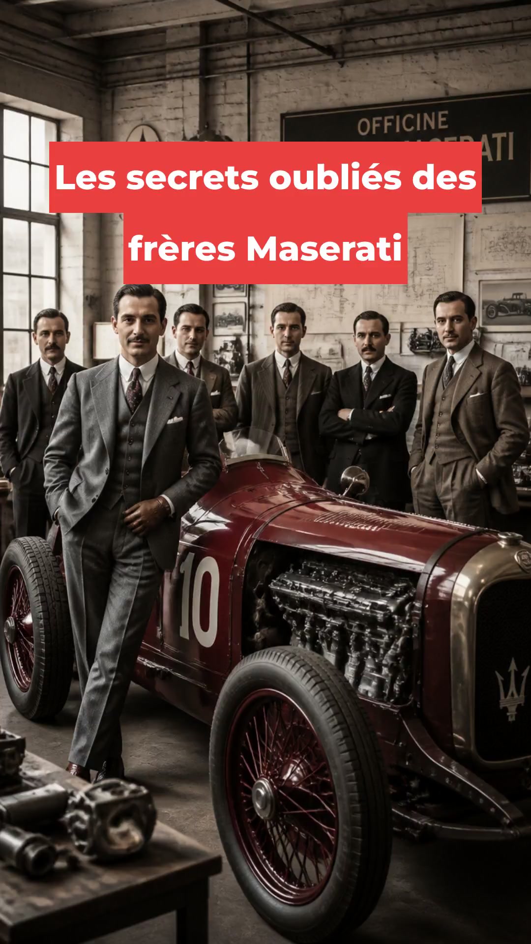 Les secrets oubliés des frères Maserati
