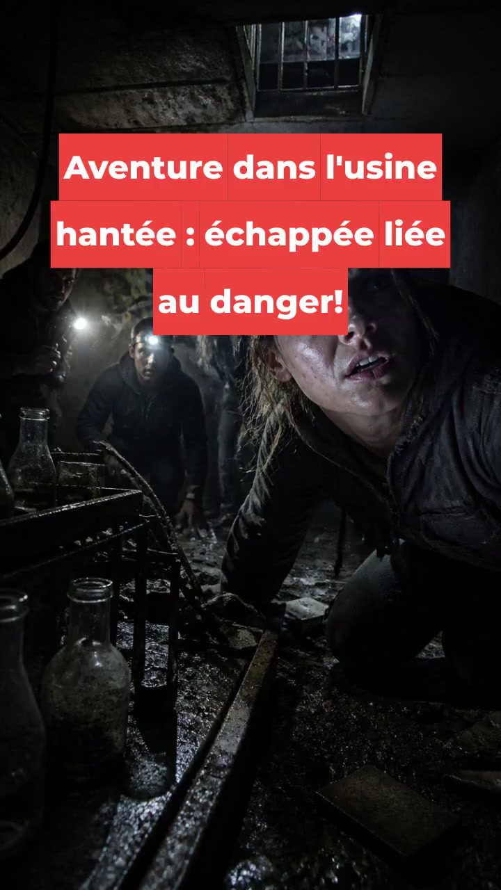 Aventure dans l'usine hantée : échappée liée au danger!