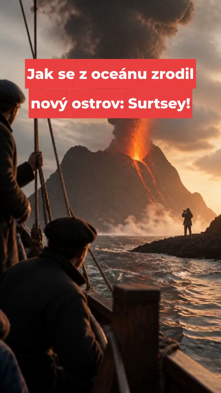 Jak se z oceánu zrodil nový ostrov: Surtsey!