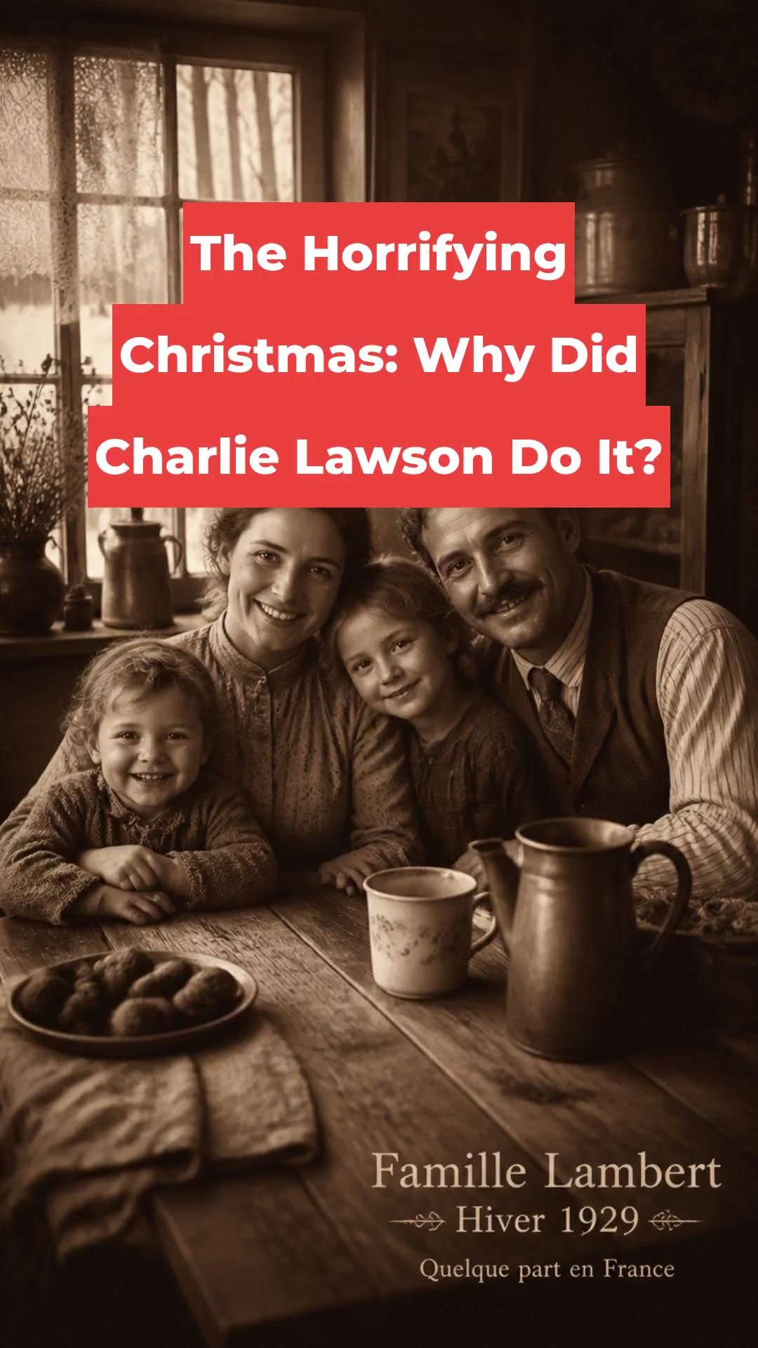 The Horrifying Christmas: Why Did Charlie Lawson Do It?