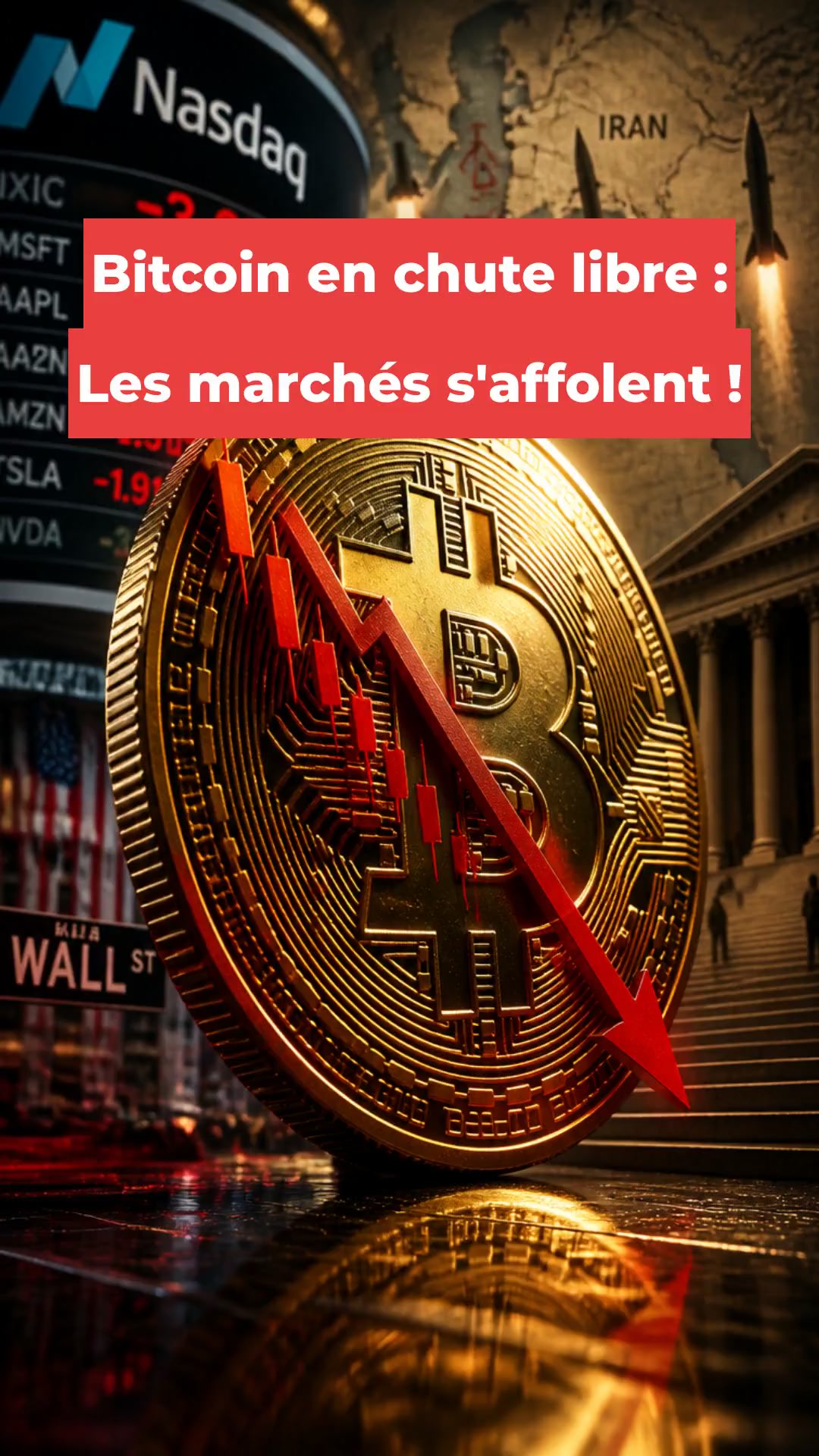 Bitcoin en chute libre : Les marchés s'affolent !