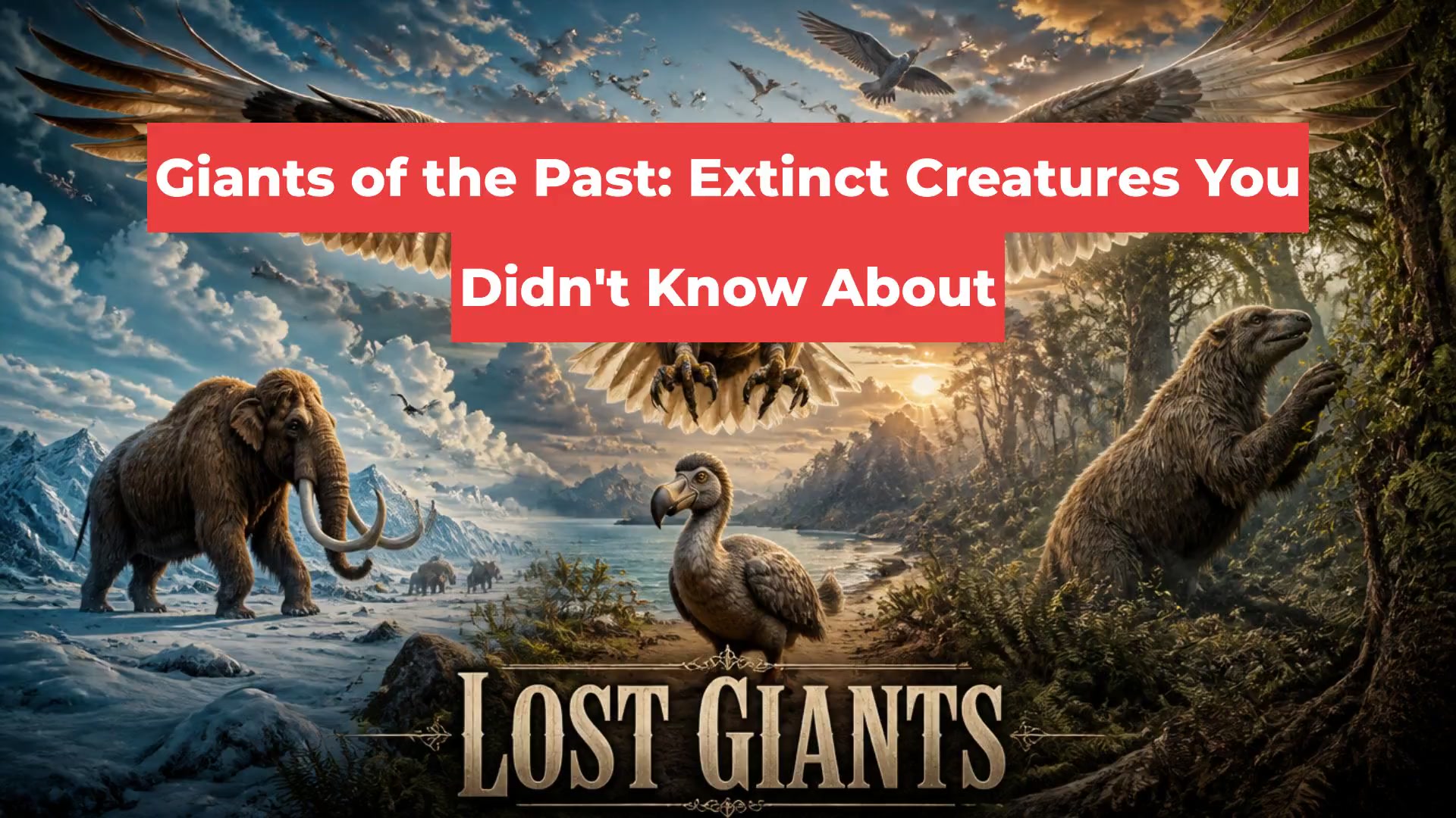 Giants of the Past: Extinct Creatures You Didn't Know About