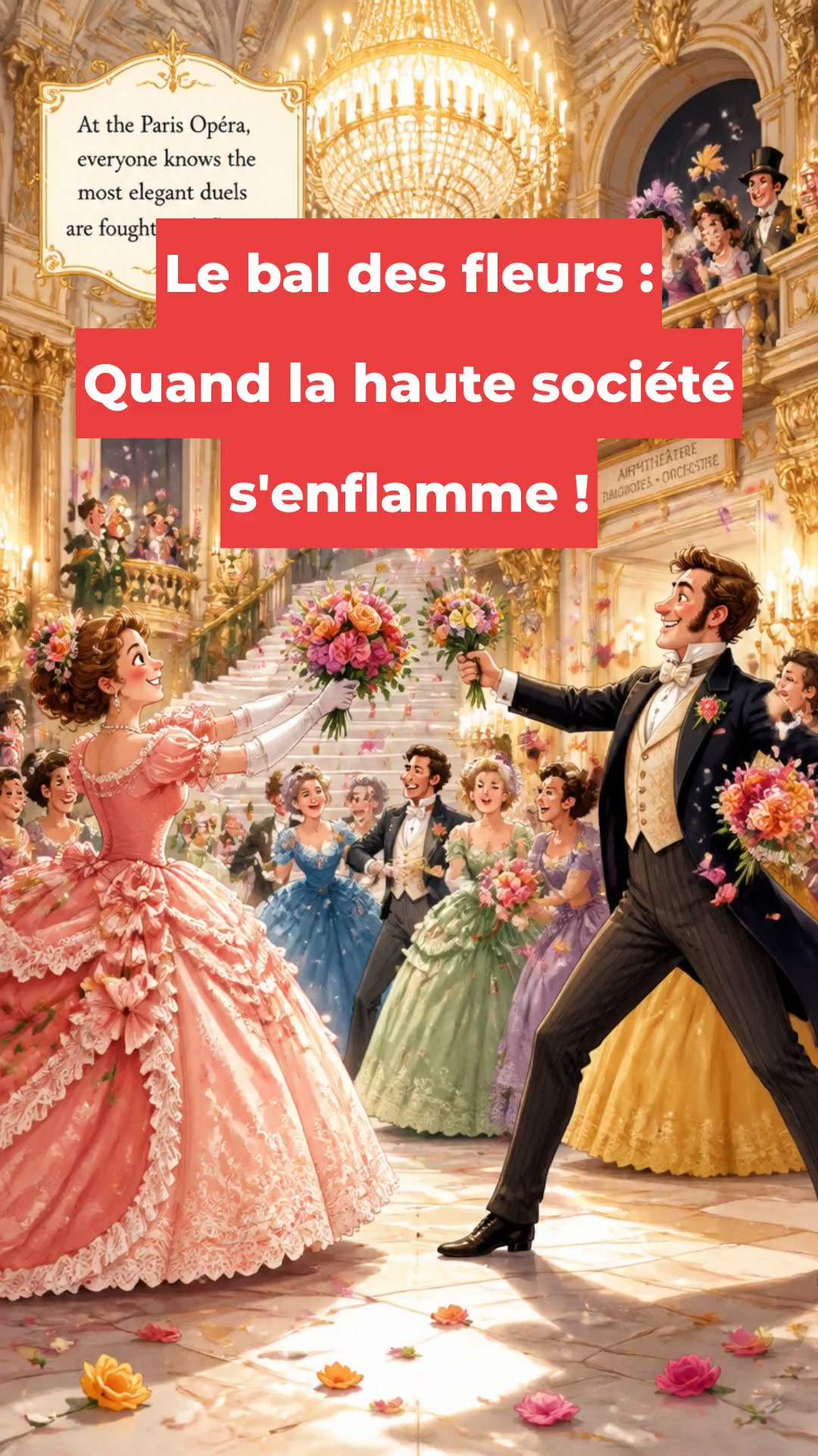 Le bal des fleurs : Quand la haute société s'enflamme !