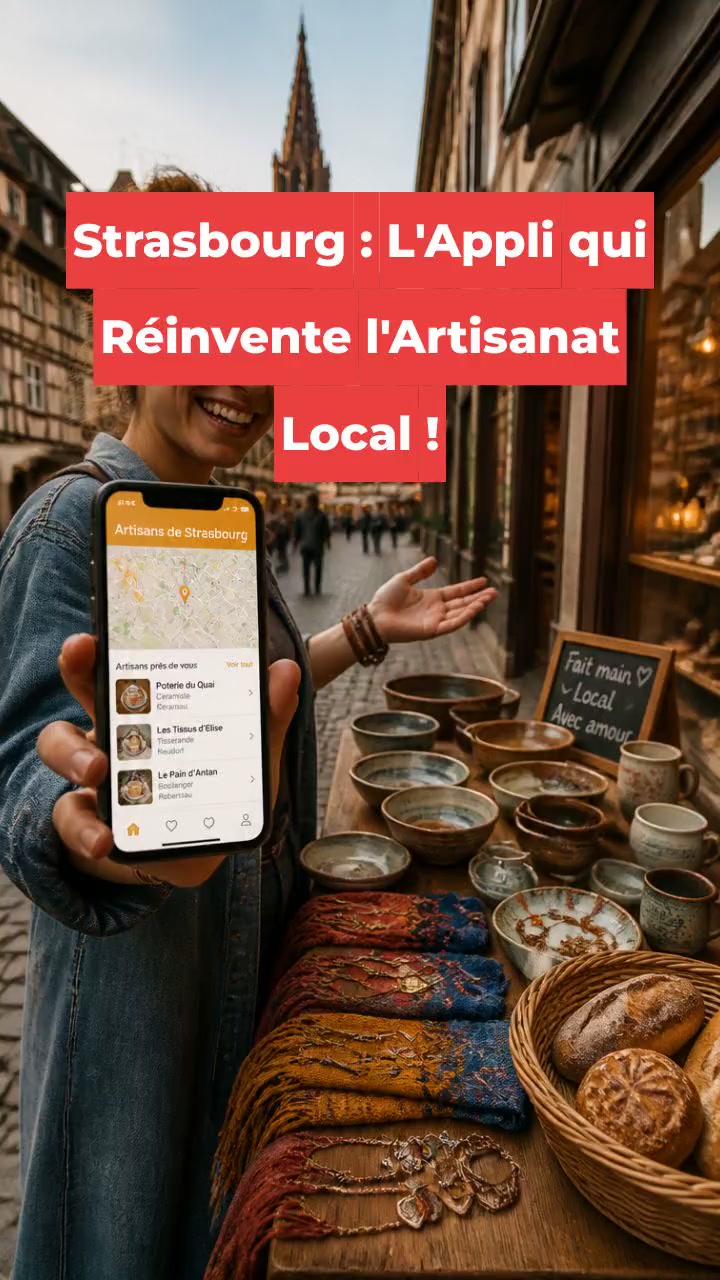 Strasbourg : L'Appli qui Réinvente l'Artisanat Local !