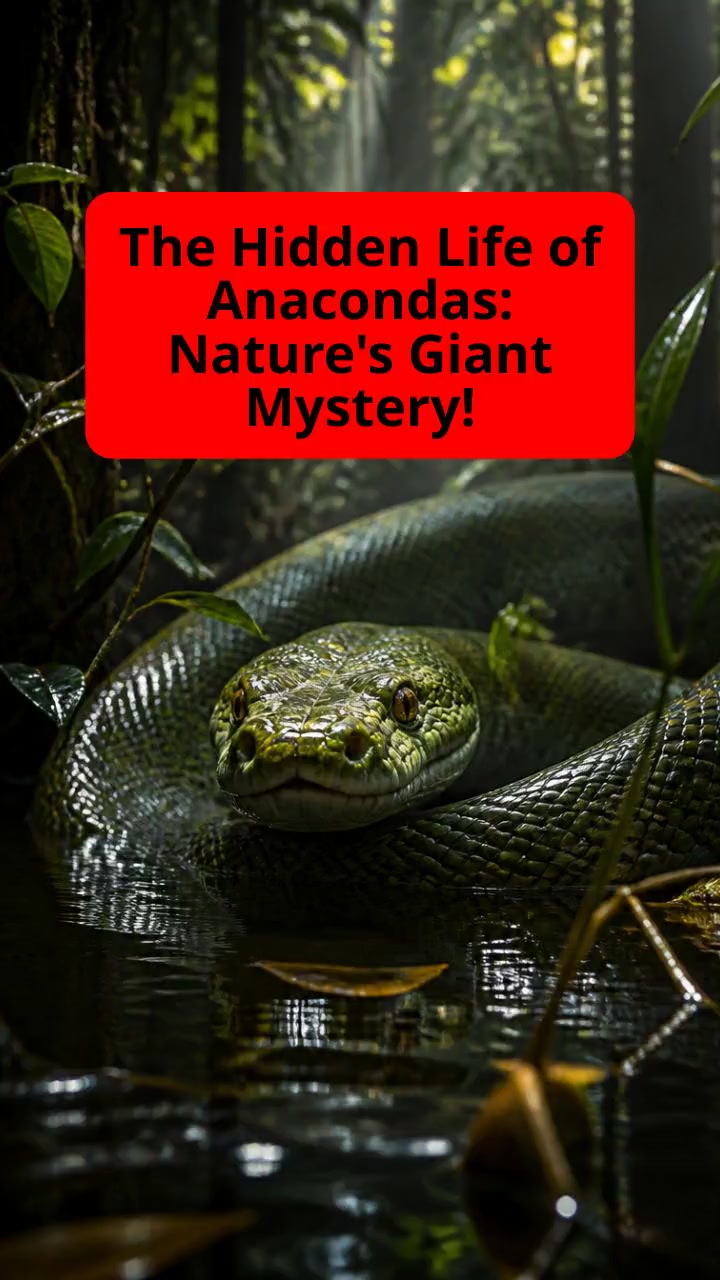 The Hidden Life of Anacondas: Nature's Giant Mystery!