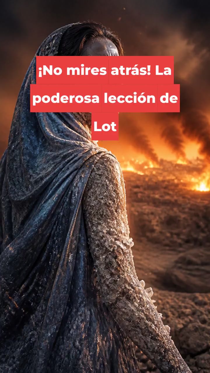 ¡No mires atrás! La poderosa lección de Lot