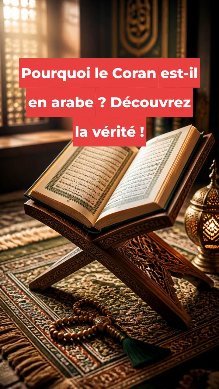 Pourquoi Allah a-t-Il choisi l\'arabe pour révéler le Coran ?