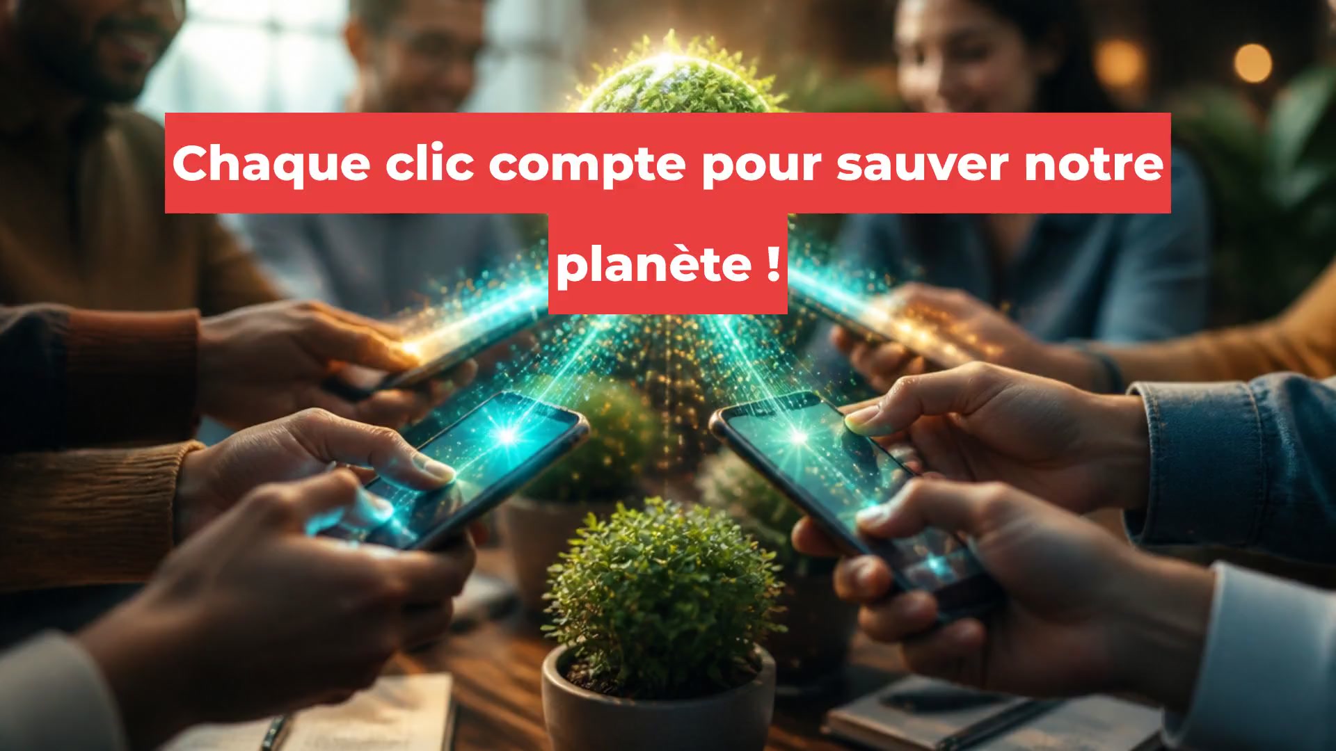 Chaque clic compte pour sauver notre planète !