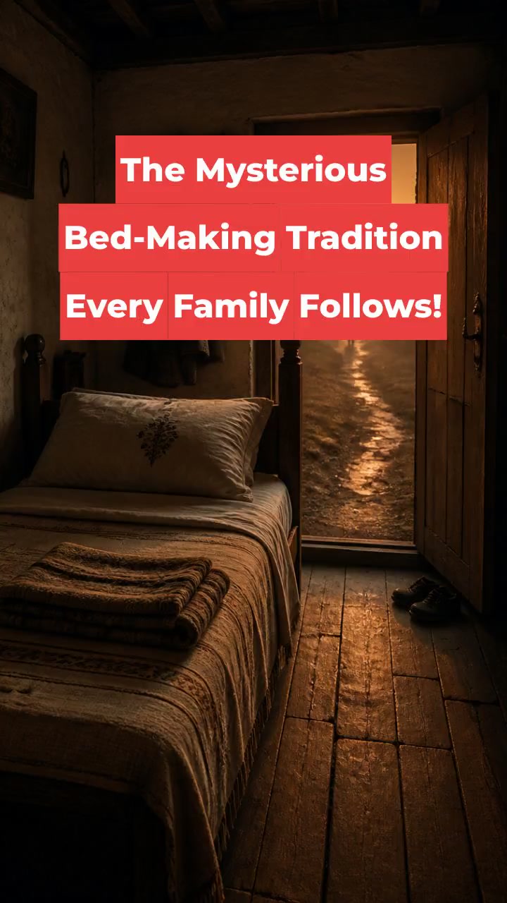 The Mysterious Bed-Making Tradition Every Family Follows!