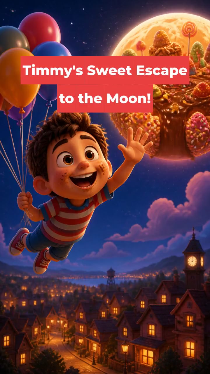 Timmy's Sweet Escape to the Moon!