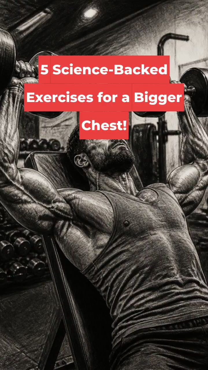 5 Science-Backed Exercises for a Bigger Chest!