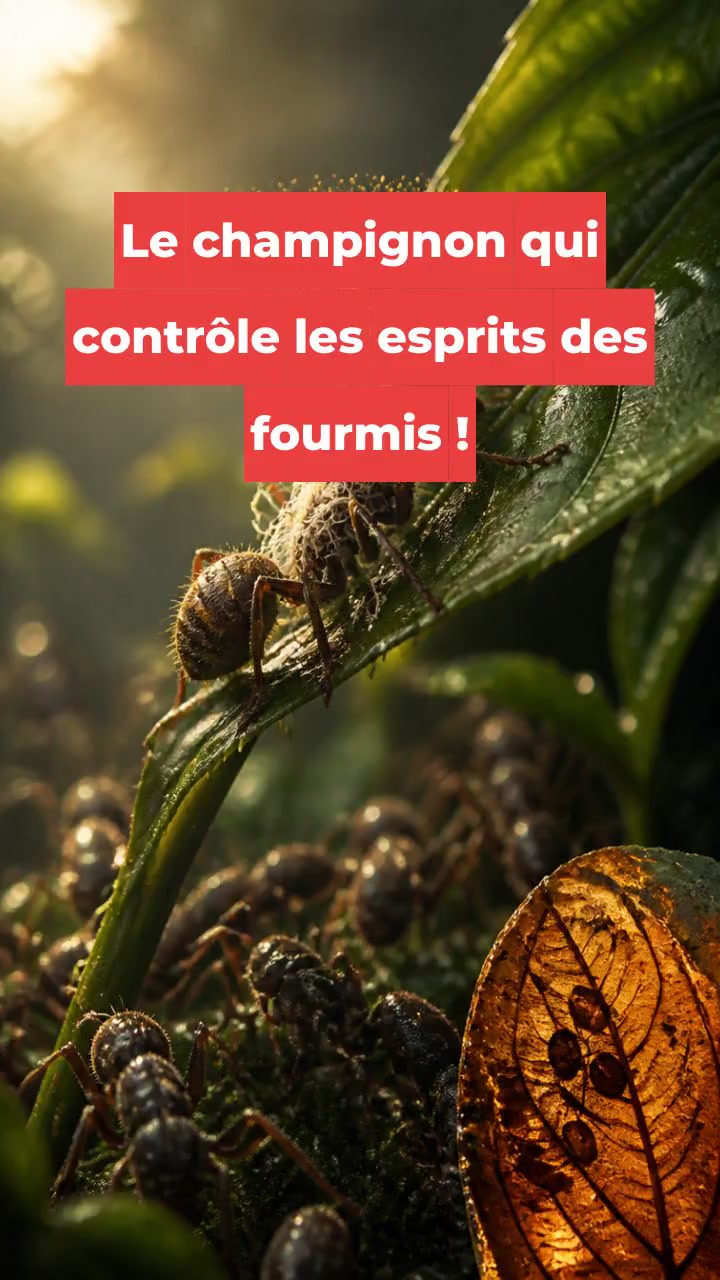 Le champignon qui contrôle les esprits des fourmis !
