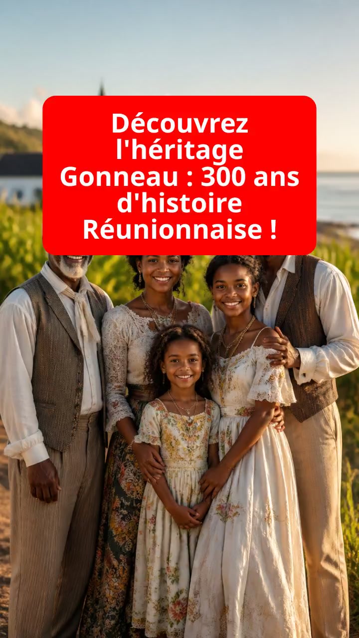 Découvrez l'héritage Gonneau : 300 ans d'histoire Réunionnaise !