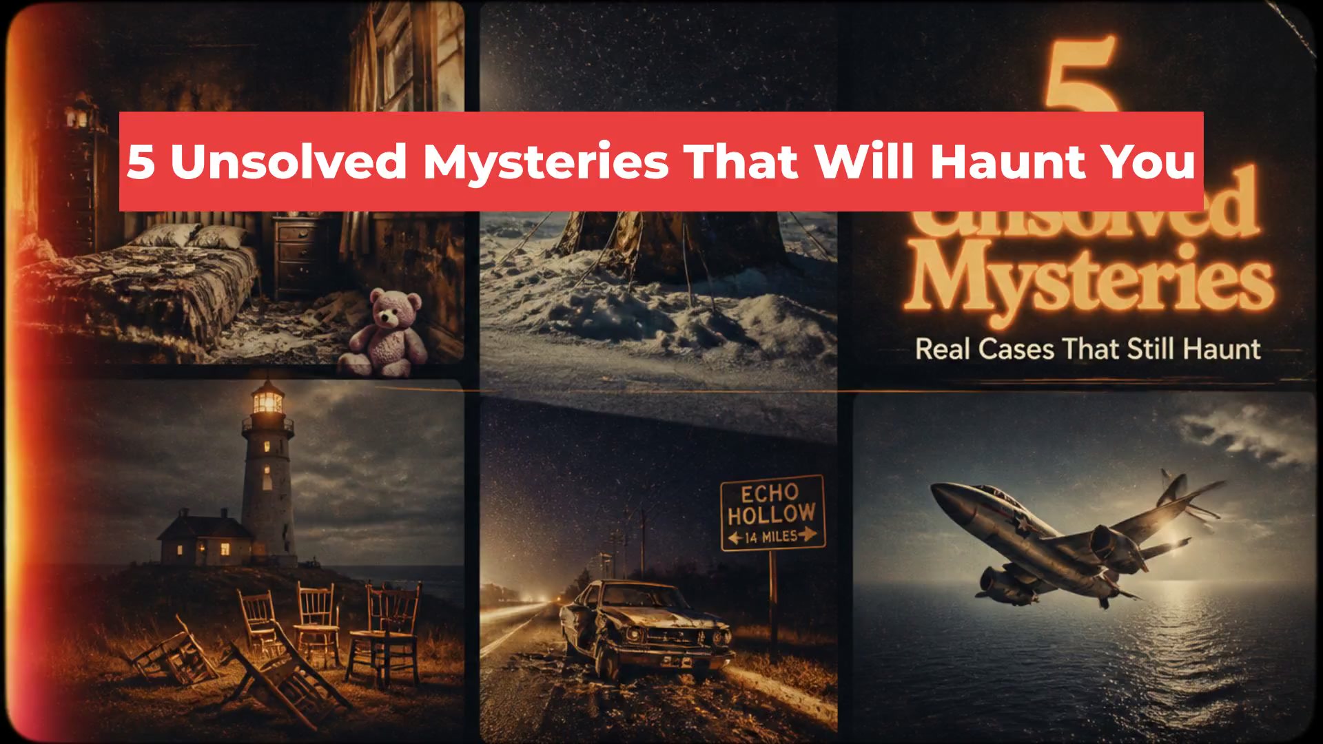 5 Unsolved Mysteries That Will Haunt You