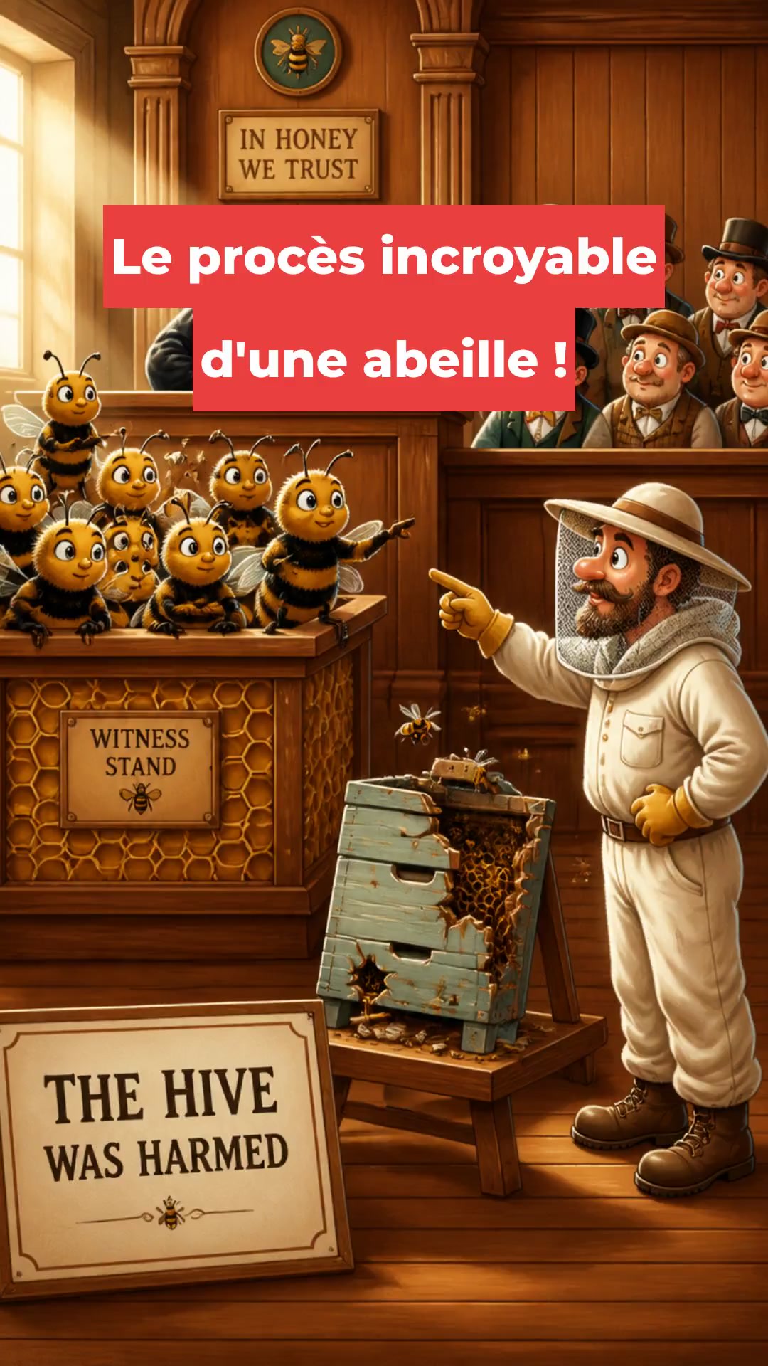 Le procès incroyable d'une abeille !
