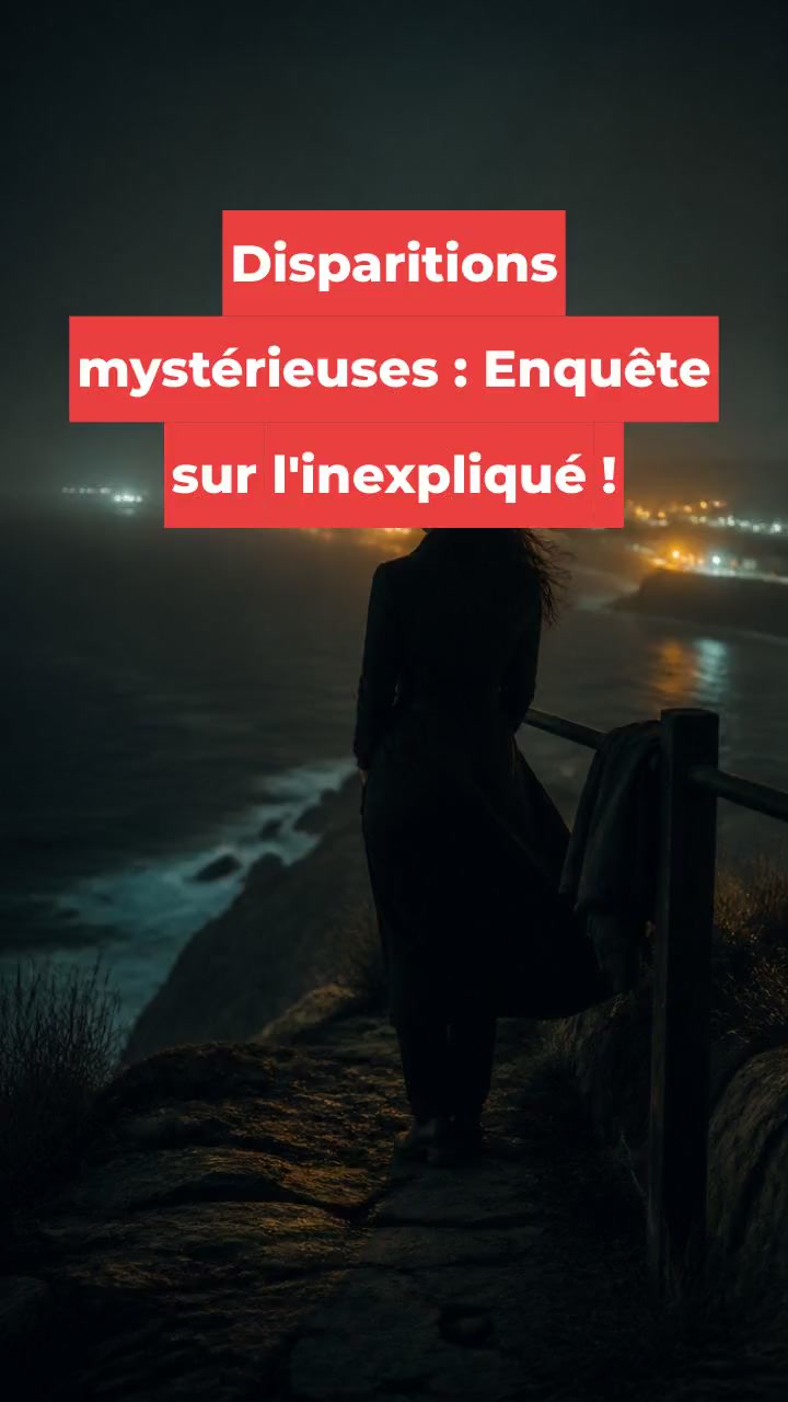 Disparitions mystérieuses : Enquête sur l'inexpliqué !