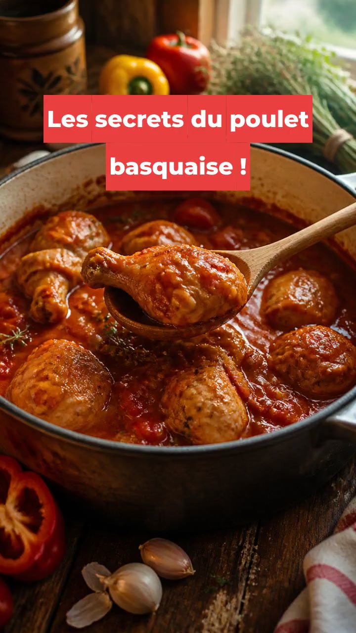 Découvrez le poulet basquaise comme jamais !