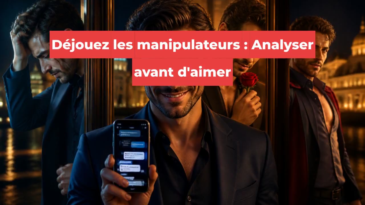 Déjouez les manipulateurs : Analyser avant d'aimer
