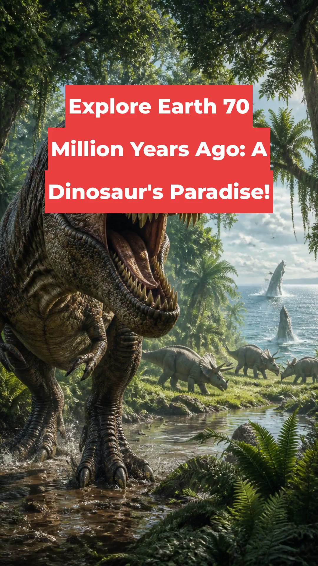 Explore Earth 70 Million Years Ago: A Dinosaur's Paradise!