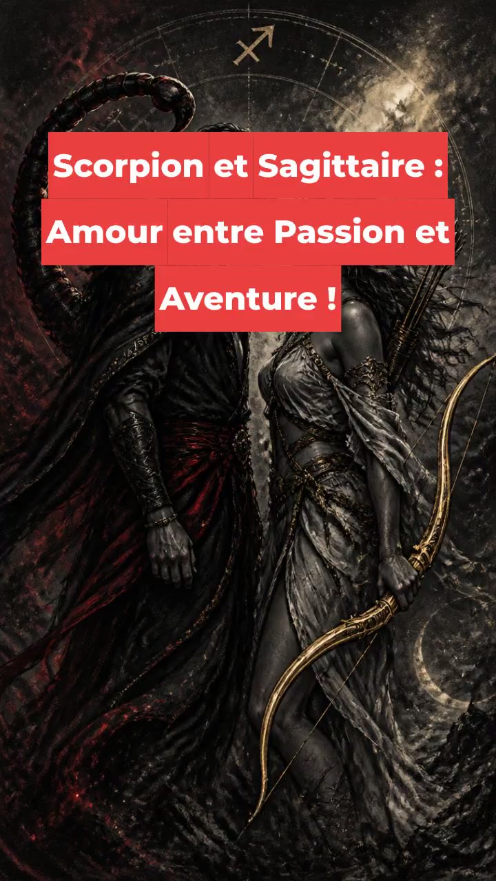 Scorpion et Sagittaire : Amour entre Passion et Aventure !