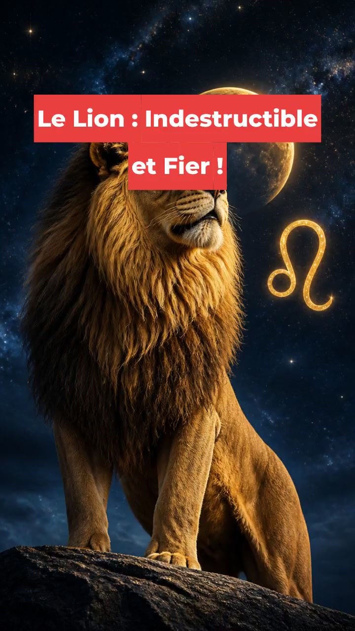 Le Lion : Indestructible et Fier !