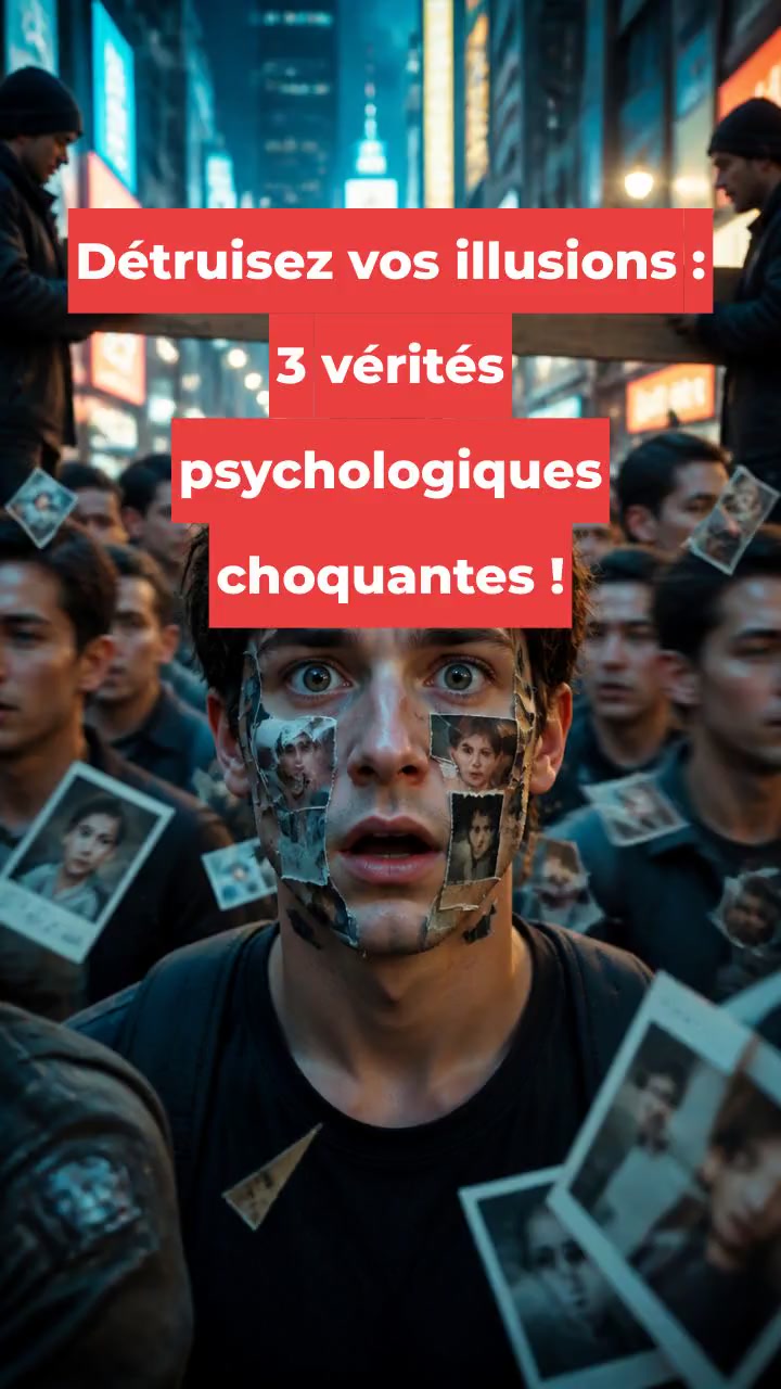 Détruisez vos illusions : 3 vérités psychologiques choquantes !