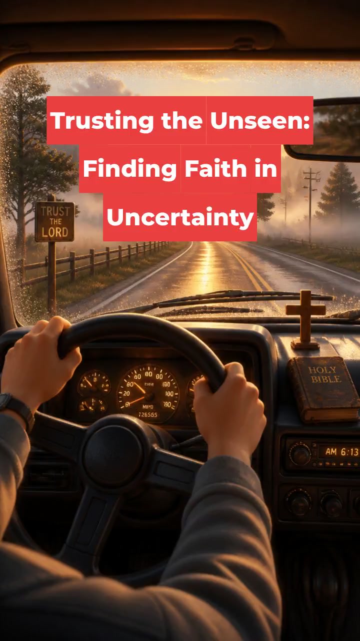Trusting the Unseen: Finding Faith in Uncertainty