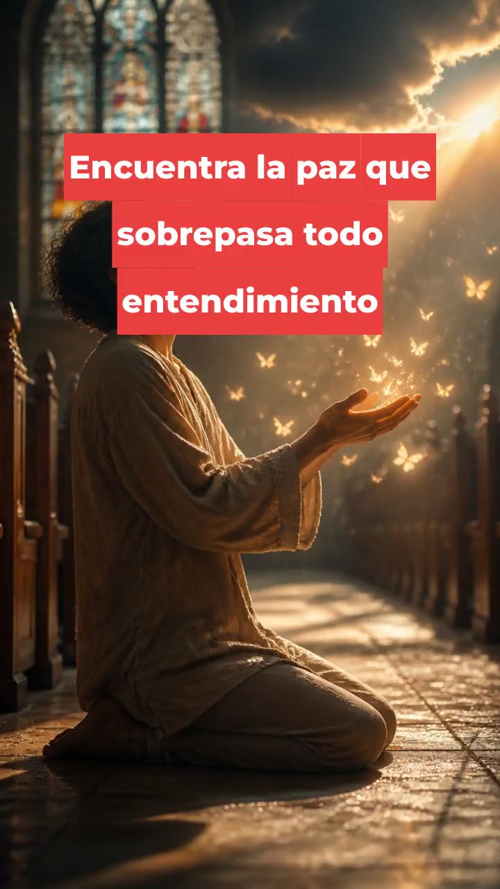Encuentra la paz que sobrepasa todo entendimiento