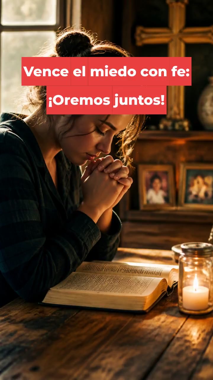 Vence el miedo con fe: ¡Oremos juntos!