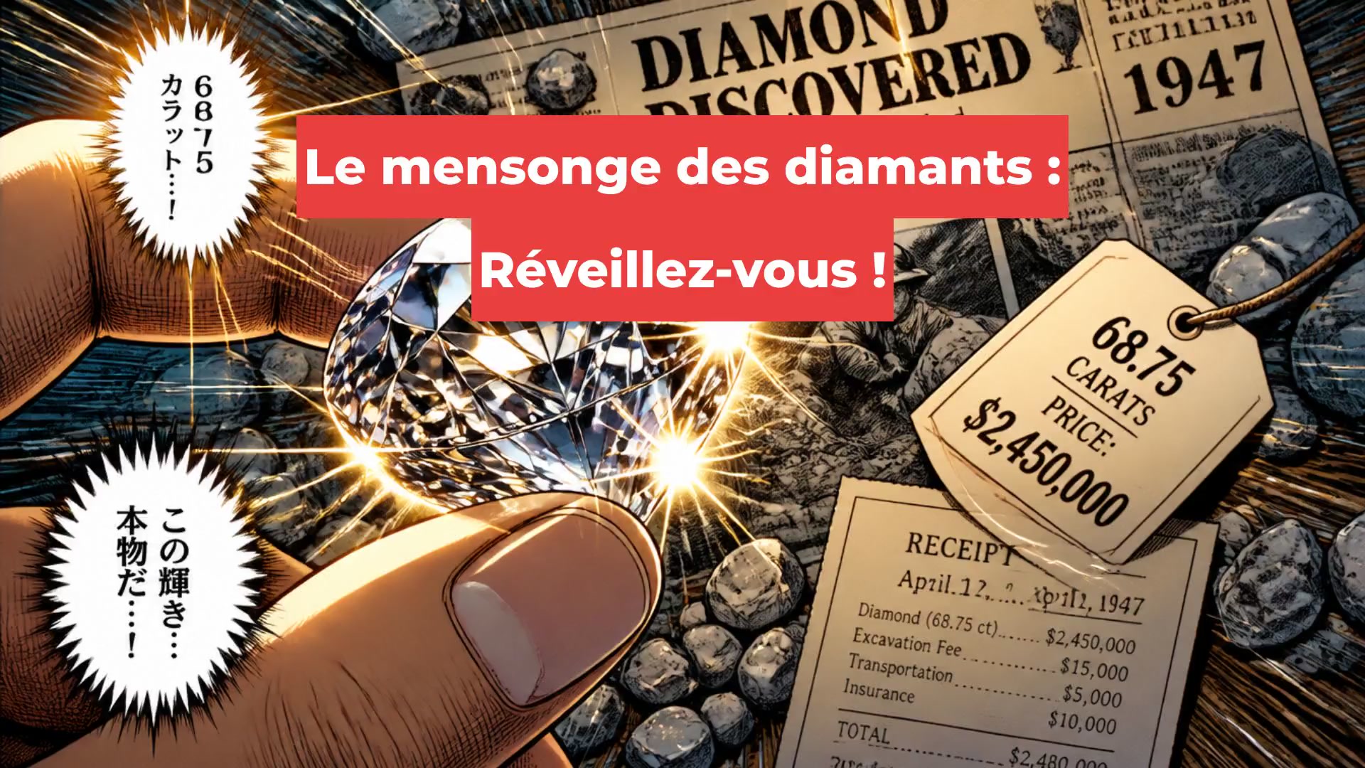 Le mensonge des diamants : Réveillez-vous !