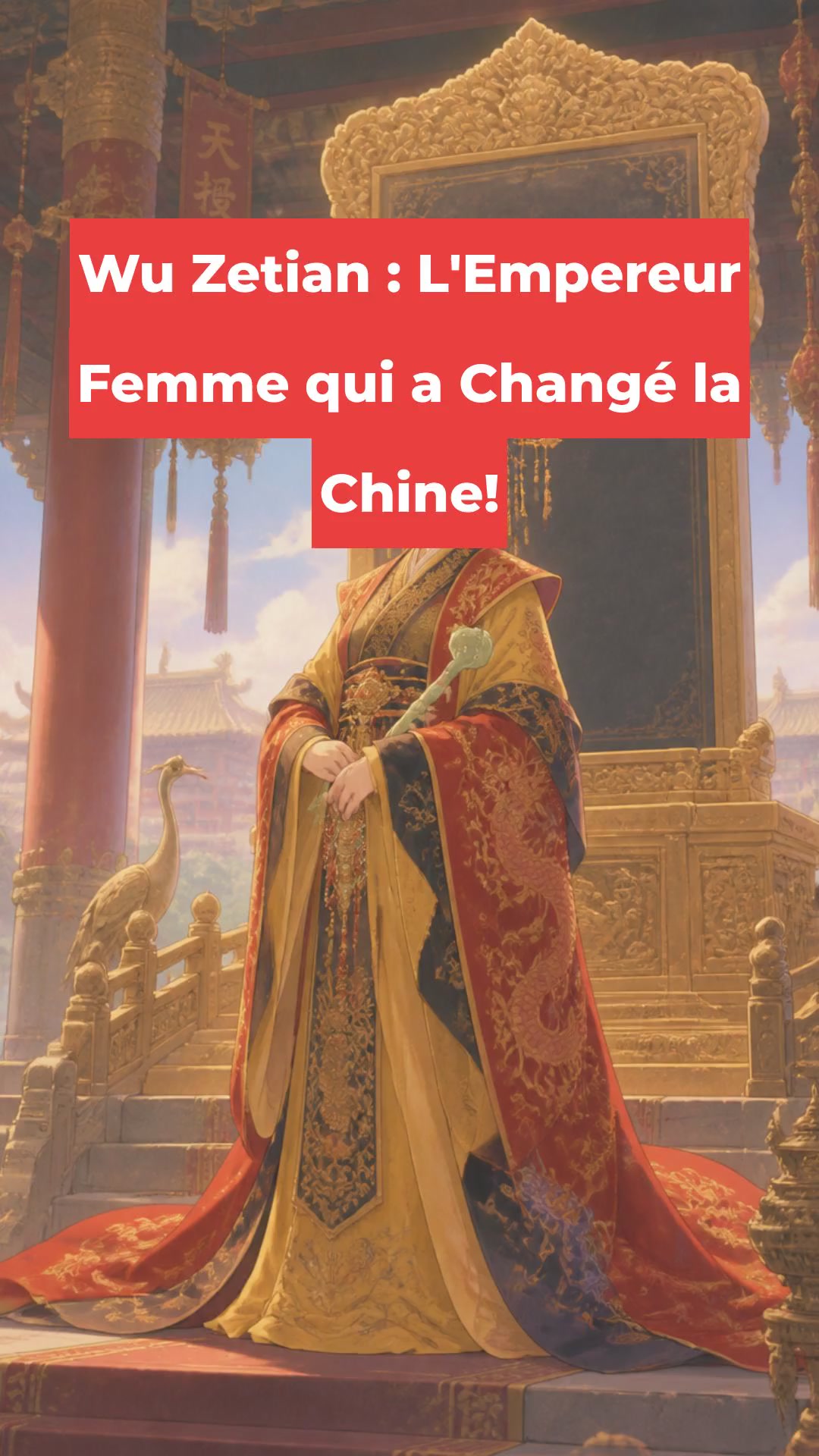 Wu Zetian : L'Empereur Femme qui a Changé la Chine!