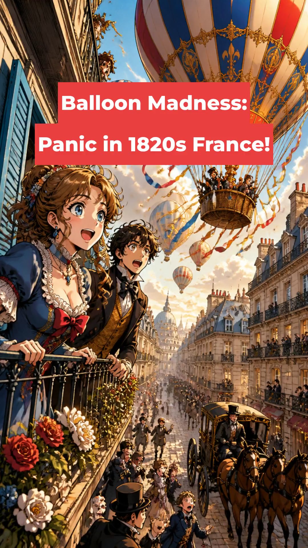 Balloon Madness: Panic in 1820s France!