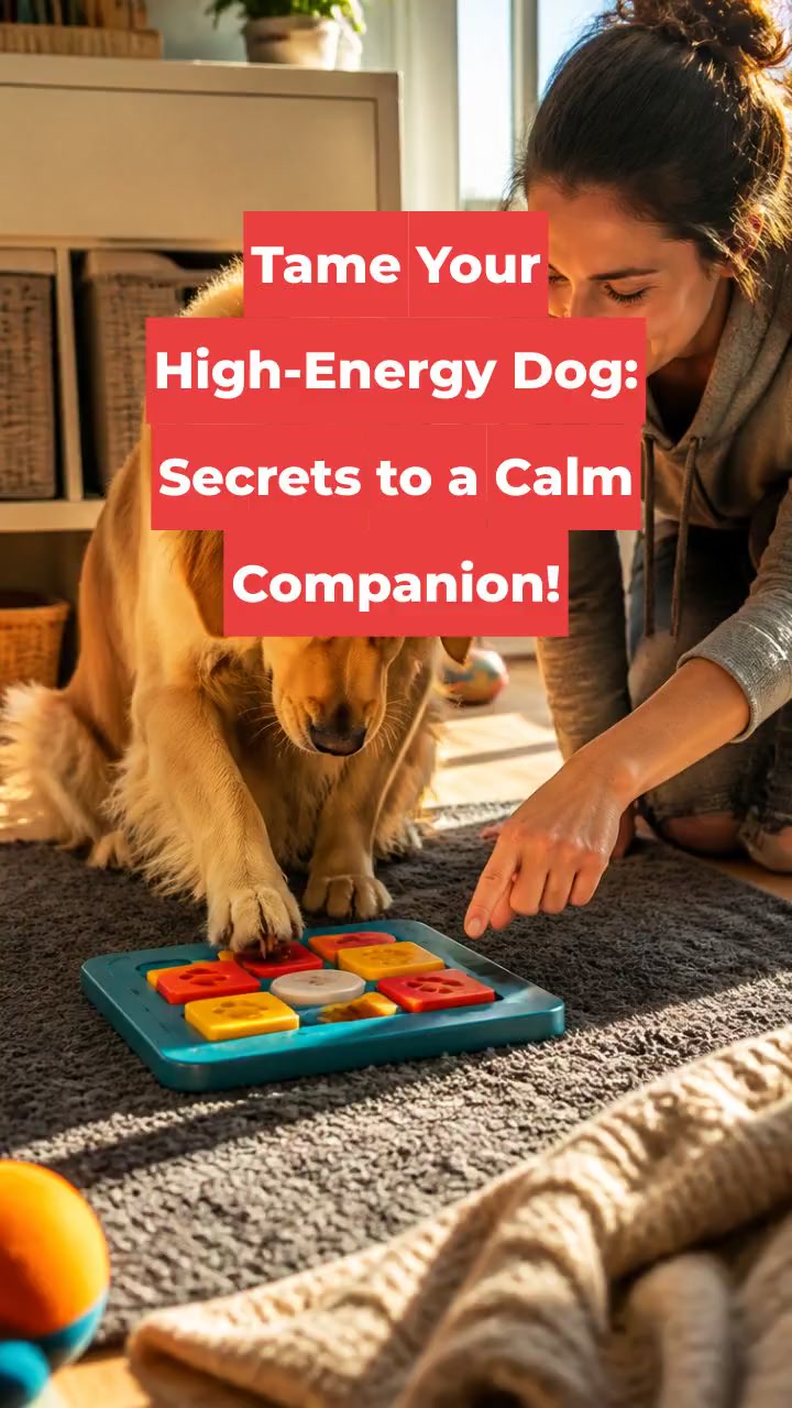 Tame Your High-Energy Dog: Secrets to a Calm Companion!