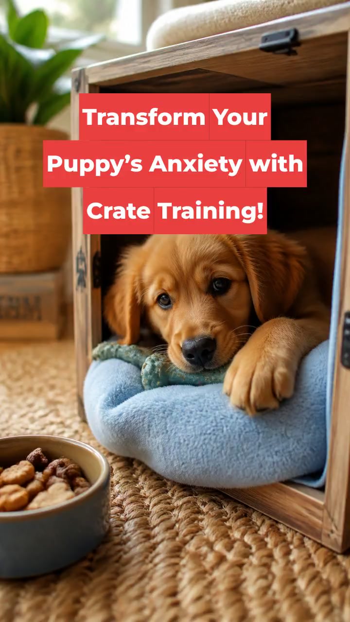 Transform Your Puppy’s Anxiety with Crate Training!