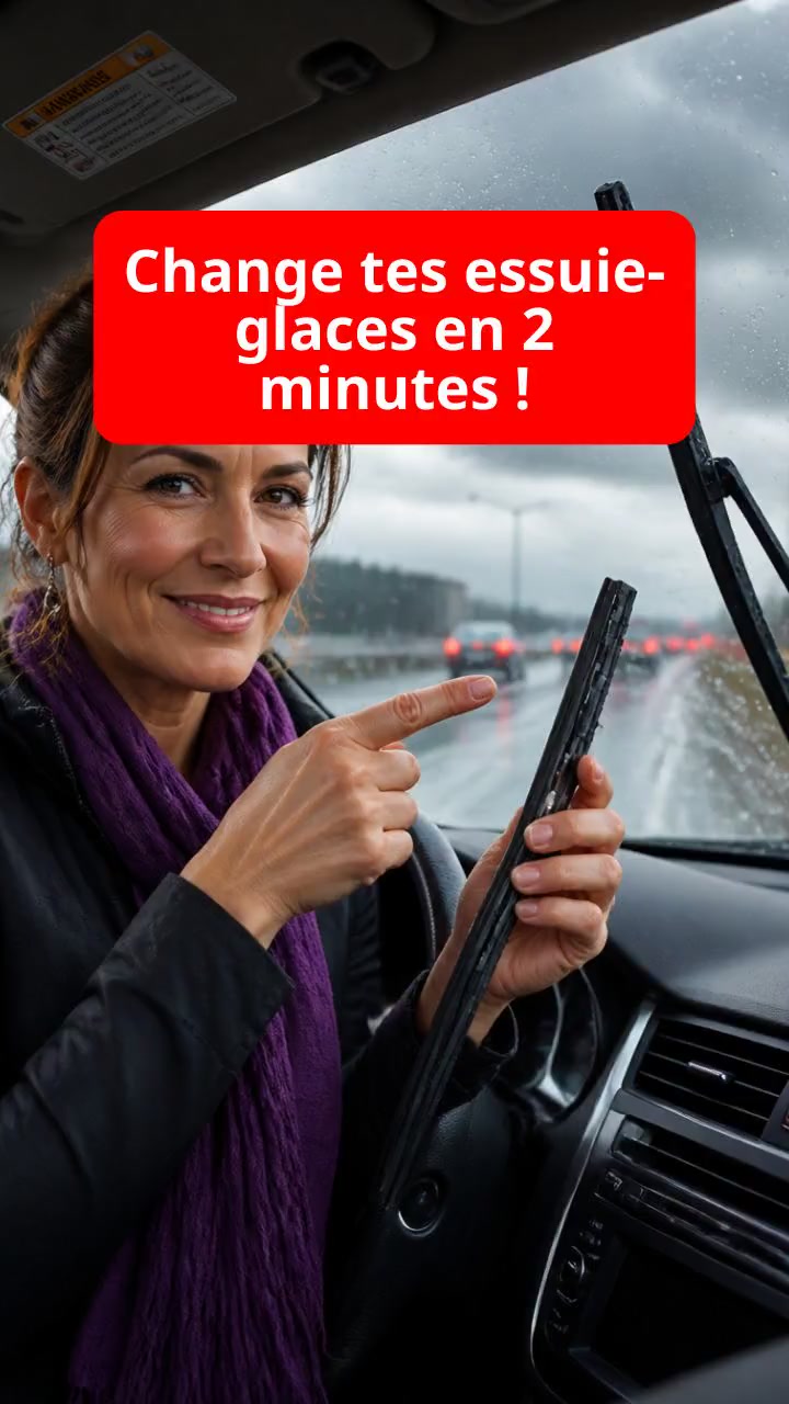 Change tes essuie-glaces en 2 minutes !